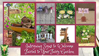 Teelie's Fairy Garden | Intriguing Signs to Welcome Fairies to Your Fairy Gardenc | Teelie Turner