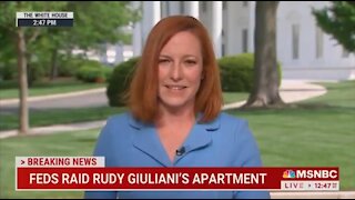 Psaki Assures Americans That Rudy Giuliani Raid Was Done In An Independent Manner