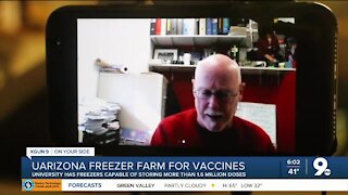 UArizona 'freezer farm' capable of helping store COVID-19 vaccine doses