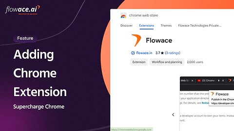 Flowace Help : How to add chrome extension