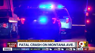 One killed in crash on Cincinnati's Montana Avenue