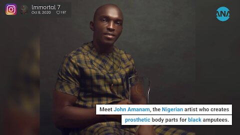 Nigerian sculptor creates prosthetics for black amputees