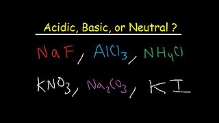 Acidic Basic and Neutral Salts - Compounds