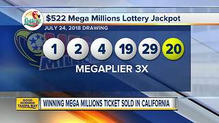 One winning Mega Millions ticket worth $522M