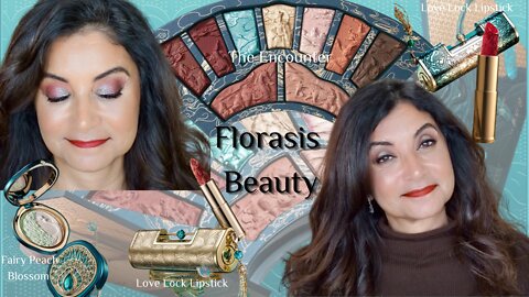 Florasis The Encounter Eyeshadow Palette, Lipsticks and Powder | 2 looks |