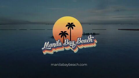 Five-minute Flyover of Manila Bay and the Manila Baywalk Dolomite Beach!