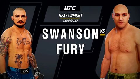 EA Sports UFC 4 Gameplay Tyson Fury vs Cub Swanson