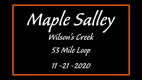 Maple Sally Loop in Wilson's Creek, NC - Gravel Ride November 21, 2020
