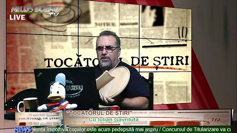 LIVE - TV NEWS BUZAU - TOCATORUL DE STIRI, cu Iulian Gavriluta. Despre inaugurarile comunistoide a l