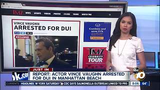 Actor Vince Vaughn arrested for DUI