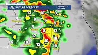 Warming up Thursday with a chance of storms in the evening