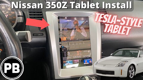 Nissan 350Z Tesla Tablet Radio Install