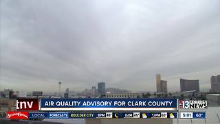 Air quality advisory in Clark County