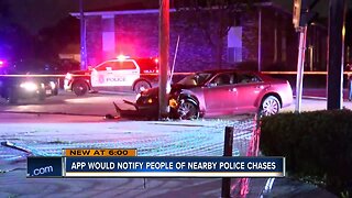 App would notify people of nearby police chases