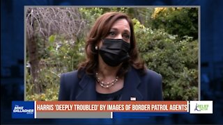 Border crisis rages as Kamala Harris condemns border patrol agents on horseback