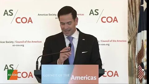 Senator Rubio Speaks at the Council of the Americas