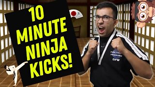 10 Minute Karate For Kids | Ninja Kicking with Dojo! | Dojo Go (Week 53)