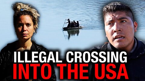 WATCH: The moment Rebel News saw illegal migrants crossing Rio Grande via boat