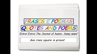 Funny news: Sun rises square in prison! [Quotes and Poems]