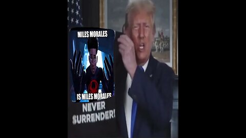 Trump says Miles Morales is Miles Morales