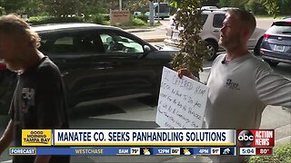 Community fed up with aggressive panhandlers in Bradenton