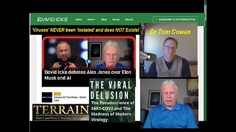 Dr Tom Cowan ft David Icke: God, Satan, Satanism, Religions, Child Sacrifice, Pedophilia etc!