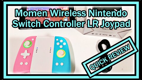 Momen Wireless Switch Controller LR Joypad for Nintendo SwitchSwitch Lite QUICK REVIEW