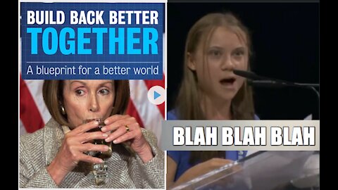 Greta Thunberg Calls Out a Drunk Nancy Pelosi and Joe Biden Over Obama's 'Build Back Better' Plan