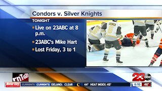 Condors hit the ice again tonight at 8 p.m.