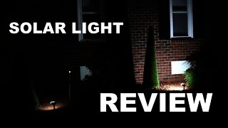 Linkind Solar LED pathway spotlights lights from amazon review