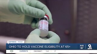 Ohio to hold vaccine eligibility at 65 years old and older