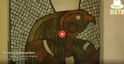 Pfizer Headquarters - Ancient Symbolic Egyptian Satanic Worship