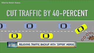 Here's how "zipper merging" could relieve traffic backups