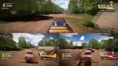 Trail Out NEW FLATOUT - Splitscreen Racing Game (Gameplay #1)