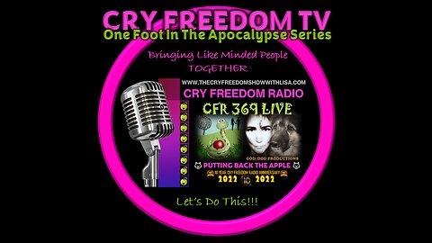 WWW.THECRYFREEDOMSHOWWITHLISA.COM Cry Freedom TV is launched, finally 😆💚