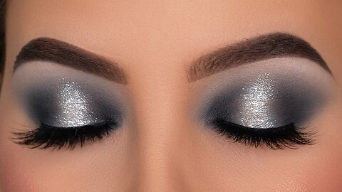 Silver Smokey Halo Eye Makeup Tutorial | Affordable Eyeshadow
