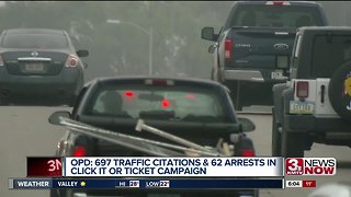 Omaha Police release Click it or Ticket campaign results