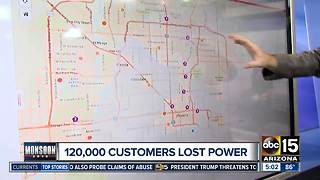 Thousands without power after Monday evening storms