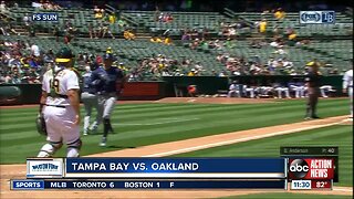 Tampa Bay Rays come out swinging to beat Oakland A’s 8-2