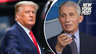 Trump tears into Fauci after release of early COVID emails