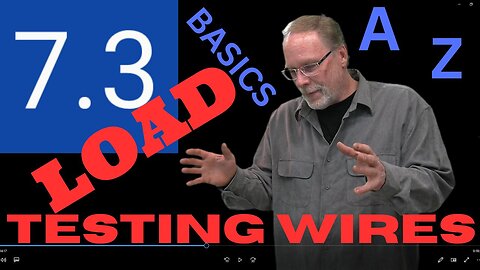 🛻📽️7.3 POWERSTROKE LOAD TESTING WIRES 🚧🛑⛽🛻