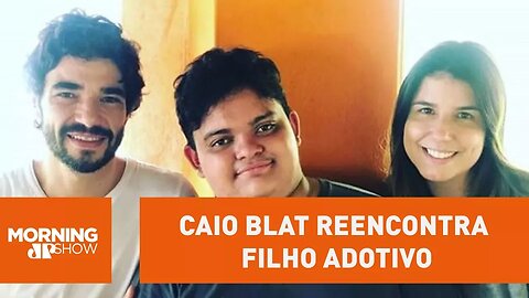 Caio Blat retoma contato com filho adotivo; Vini explica