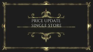 Price Update - Single Store