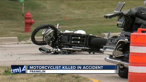 Police in Franklin investigating fatal motorcycle accident