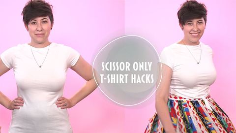 Get tied up with this week's T-shirt scissor hack