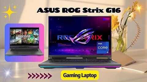 ASUS ROG Strix G16 (2023) Gaming Laptop, 16” 16:10 FHD 165Hz, GeForce RTX 4070
