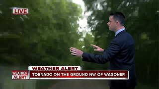 Reported tornado seen near Wagoner Tuesday afternoon