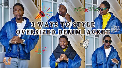3 Ways To Style OVERSIZED Denim Jacket