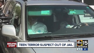 Teen terror suspect now out of jail awaiting trial