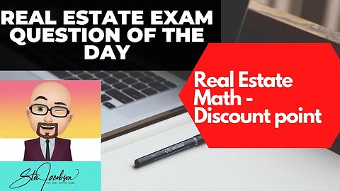 Daily real estate exam practice question -- Real estate math: discount point